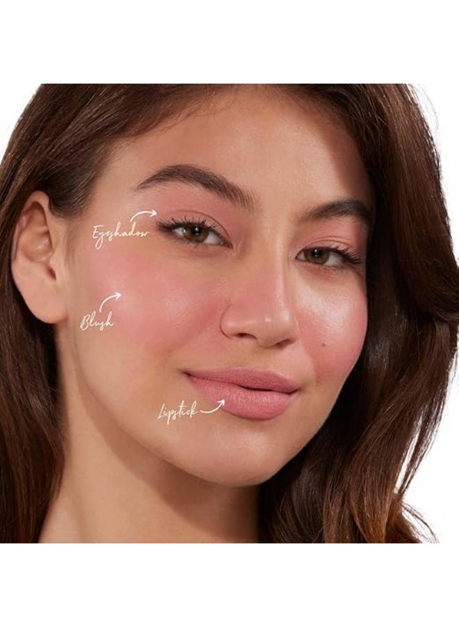 Kiro Wonder Wand Multi-Stick – Pink Chiffon, 7.5g | 3-in-1 Stick - Blush, Eyeshadow & Lip Tint | Creamy, Weightless & Long-Lasting | Infused with Rosehip, Avocado & Moringa Oil - Image 3